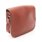Louis Vuitton Shoulder Bag Cartouchiere Epi Kenya Brown Leather — view 2