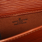 Louis Vuitton Shoulder Bag Cartouchiere Epi Kenya Brown Leather — view 4