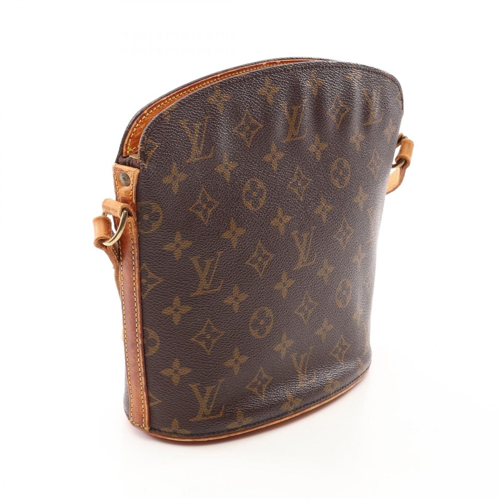 Louis Vuitton Shoulder Bag Drew Monogram Canvas Leather — view 2