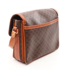 Celine Shoulder Bag Macadam Canvas Leather — view 2