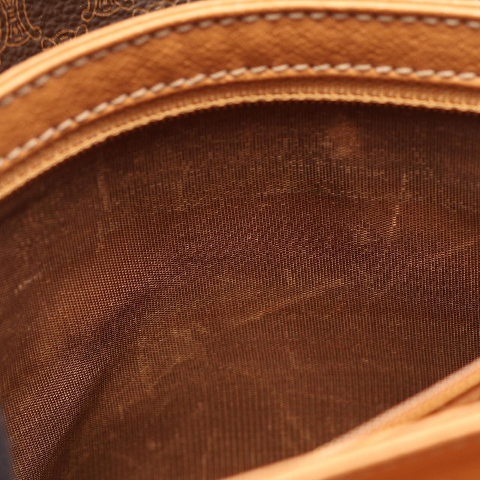 Celine Shoulder Bag Macadam Canvas Leather — view 5