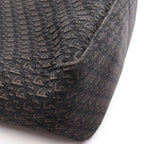Dior Tote Bag Trotter Canvas Leather Black — view 5