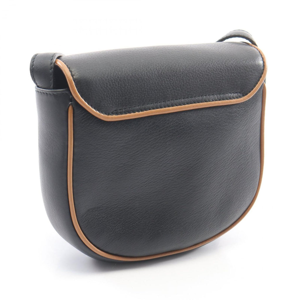 Celine Shoulder Bag Black Leather Pouch — view 2