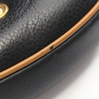 Celine Shoulder Bag Black Leather Pouch — view 5
