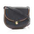 Celine Shoulder Bag Black Leather Pouch