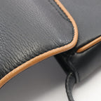 Celine Shoulder Bag Black Leather Pouch — view 6