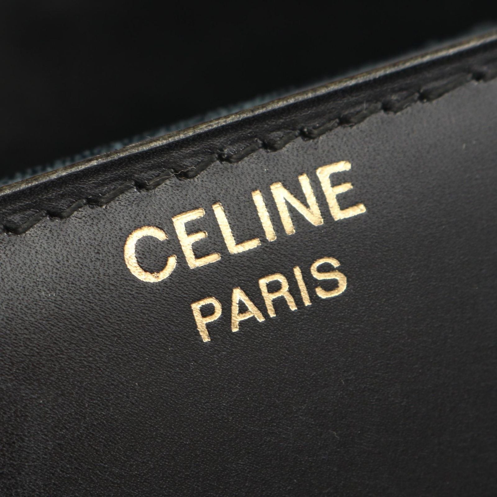 Celine Shoulder Bag Black Leather — view 4