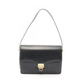 Celine Shoulder Bag Black Leather