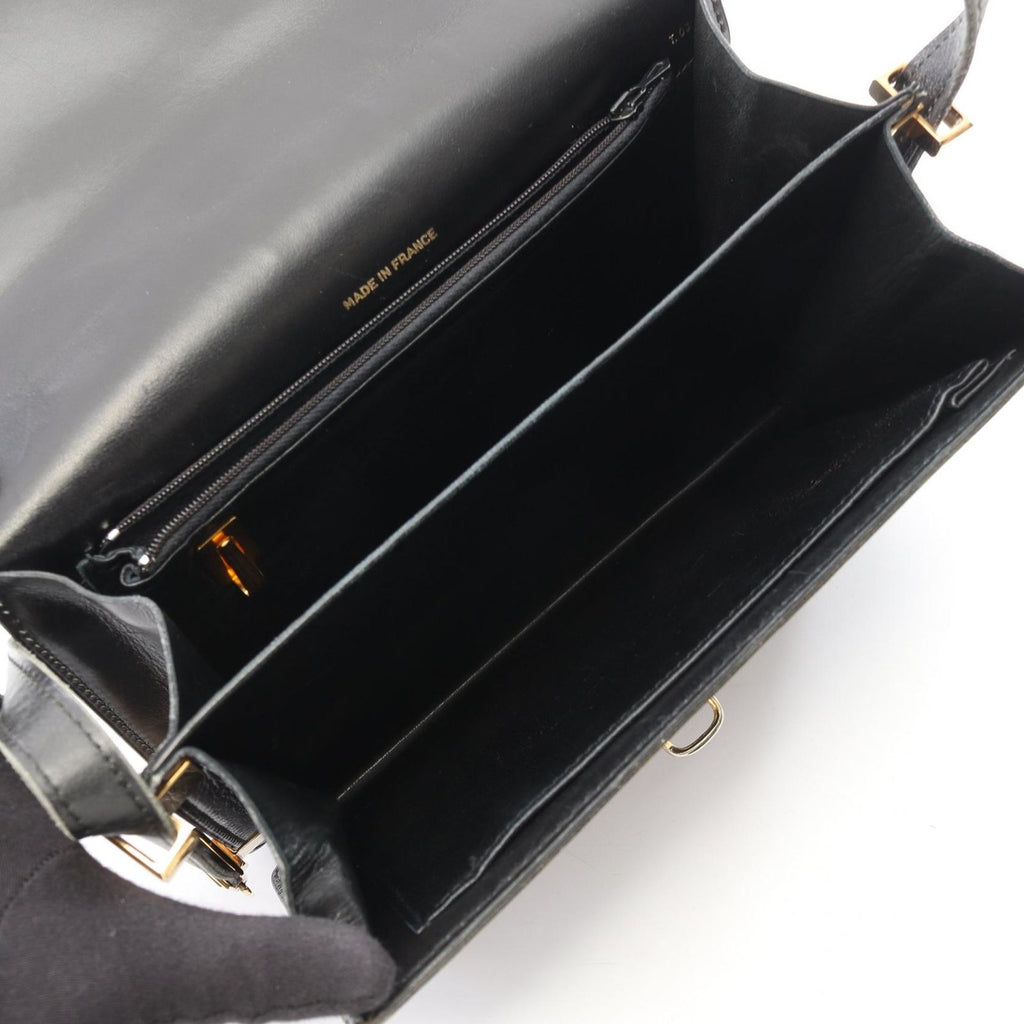 Celine Shoulder Bag Black Leather — view 3