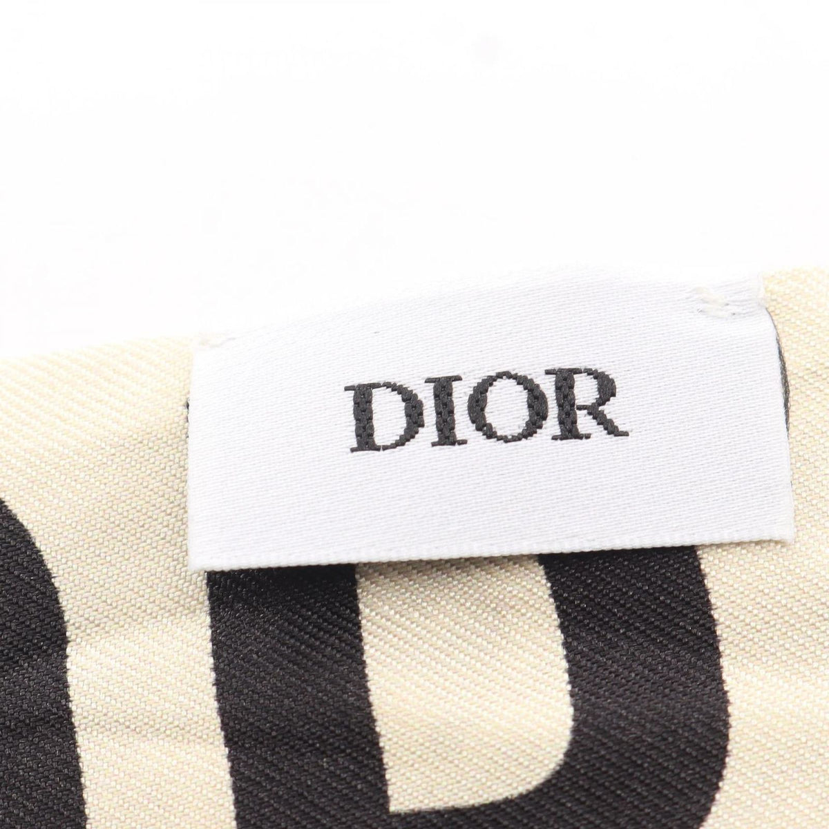 Dior Scarf Mitzah 30 Montaigne Houndstooth Ribbon Silk — view 4