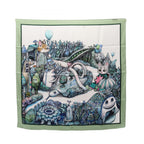 Gucci Scarf Yuko Higuchi GG Pattern Silk