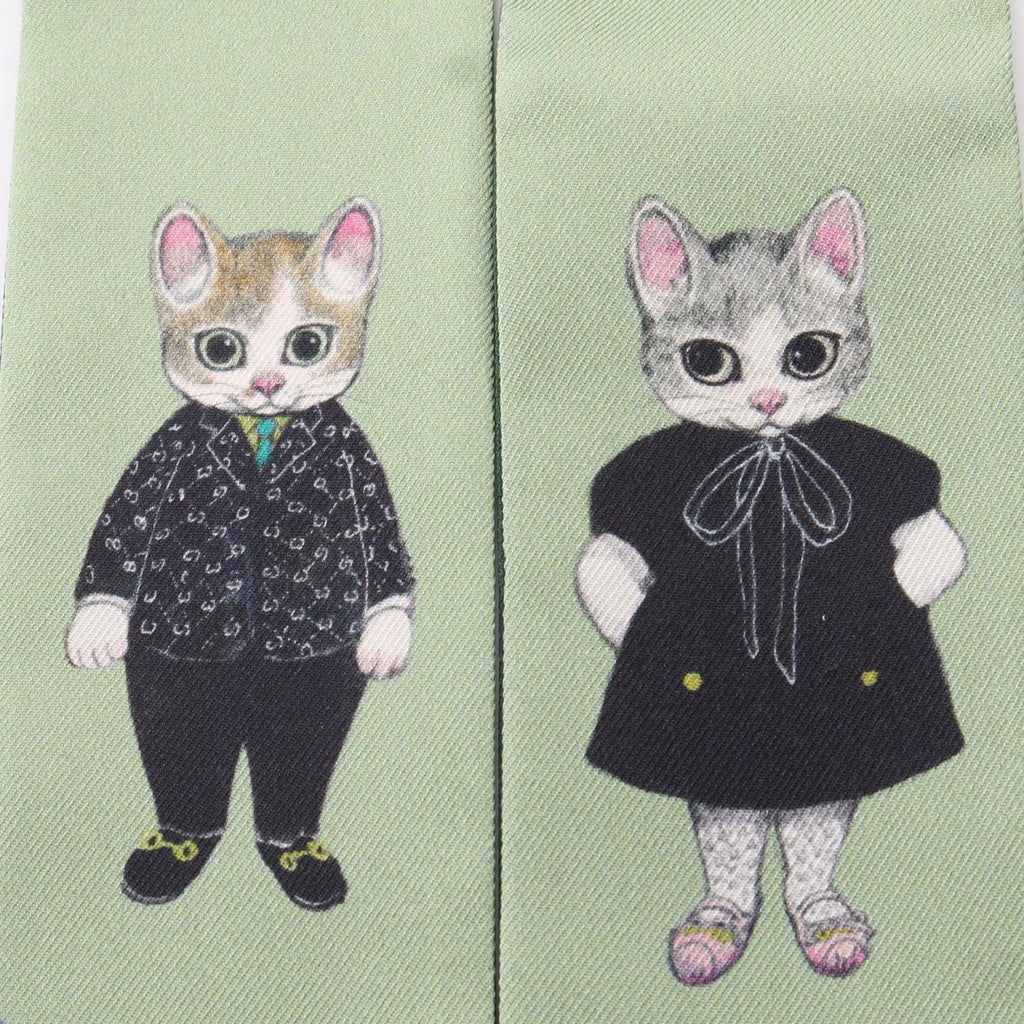 Gucci Scarf Yuko Higuchi Ribbon Silk — view 6