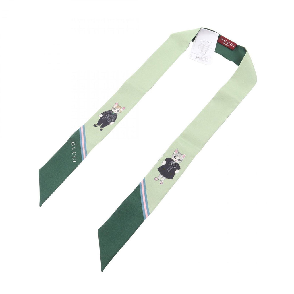 Gucci Scarf Yuko Higuchi Ribbon Silk — view 2