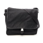Prada Shoulder Bag Nylon Saffiano Leather