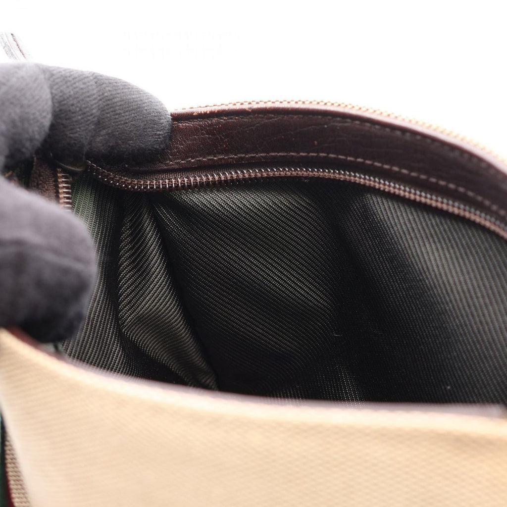 Gucci Sherry Line Canvas Leather Handbag — view 5