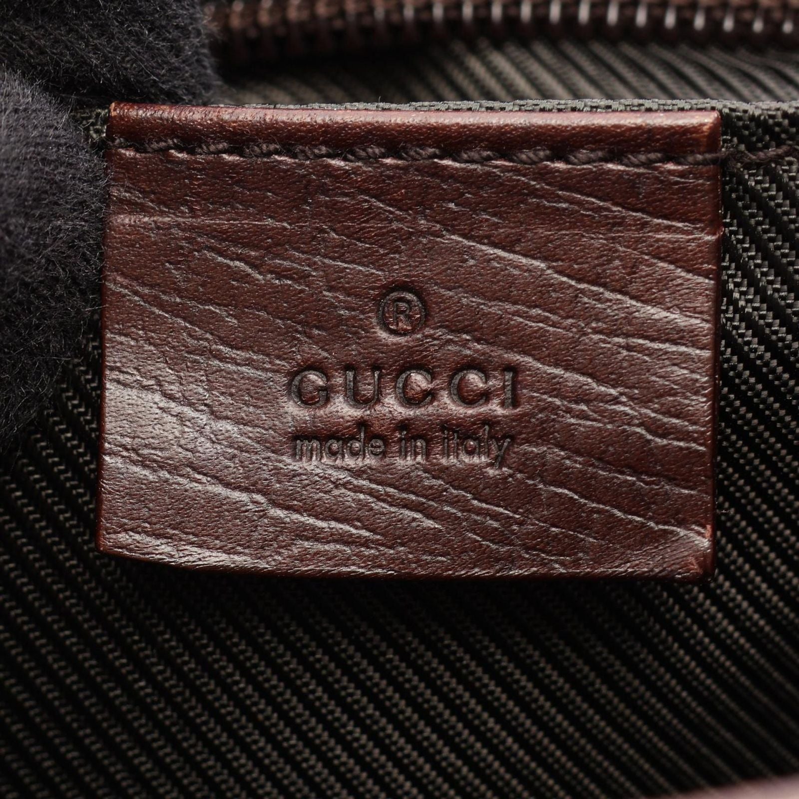 Gucci Sherry Line Canvas Leather Handbag — view 4