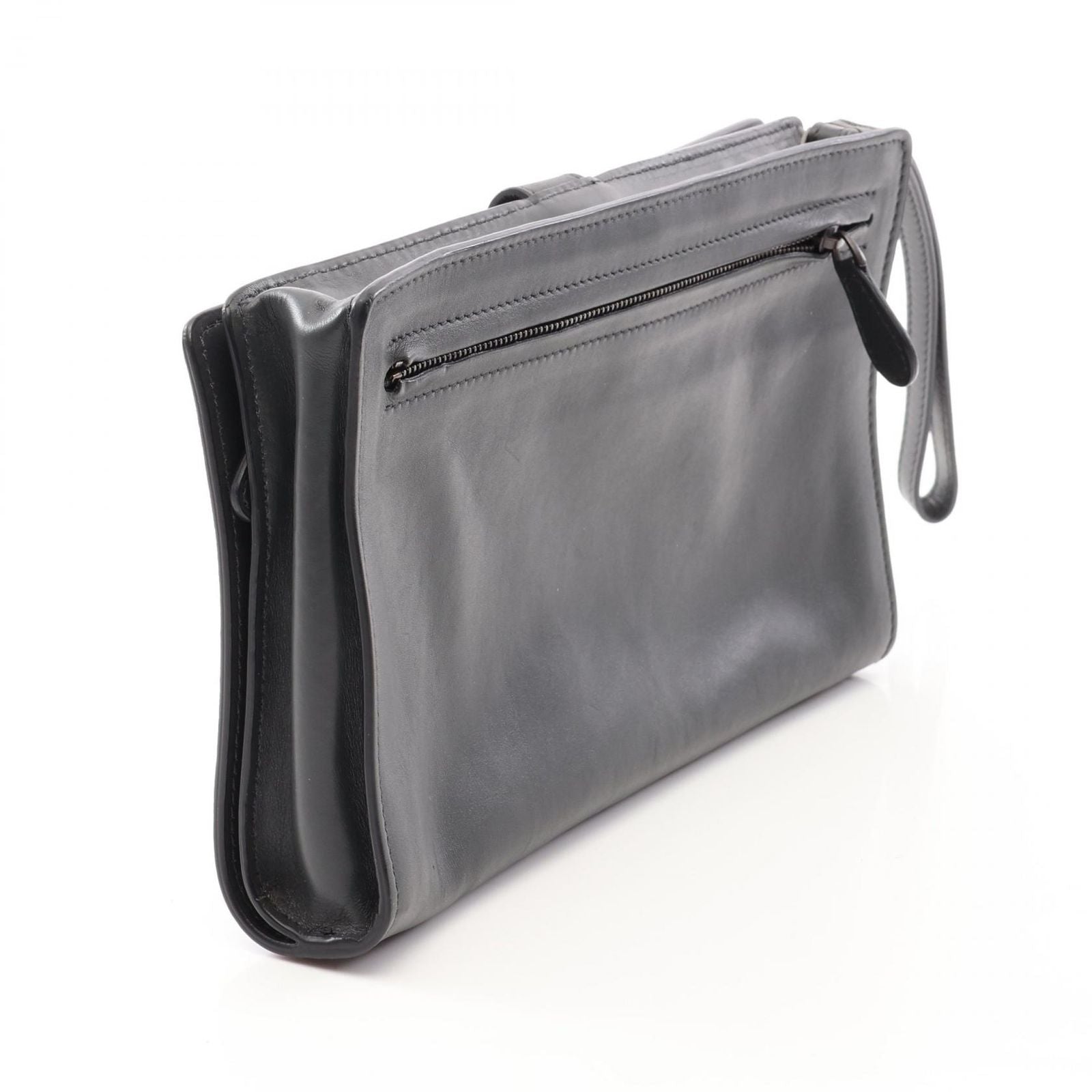 Bottega Veneta Clutch Intrecciato with Hand Strap Leather — view 2