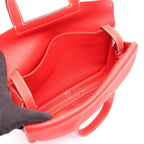 Hermes Halzan 31 2-Way Rouge Tomato Leather Shoulder Bag — view 3