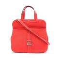 Hermes Halzan 31 2-Way Rouge Tomato Leather Shoulder Bag
