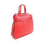 Hermes Halzan 31 2-Way Rouge Tomato Leather Shoulder Bag — view 2