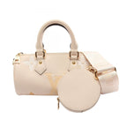 Louis Vuitton Papillon BB 2-Way Cream Saffron Leather Handbag