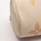 Louis Vuitton Papillon BB 2-Way Cream Saffron Leather Handbag — view 7