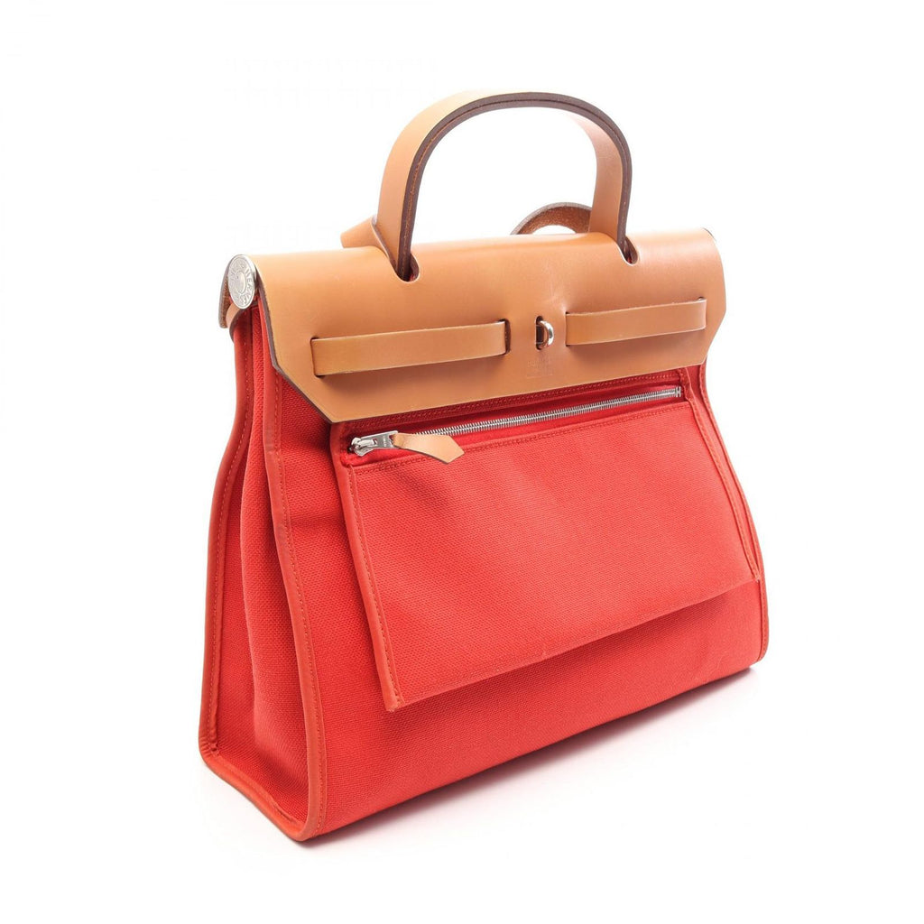 Hermes Herbag Zip PM Tail Batieux Natural 2-Way Handbag — view 2