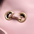 Chanel Shoulder Bag Quilted Single Flap Light Pink Lambskin Chain — view 6