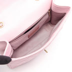 Chanel Shoulder Bag Quilted Single Flap Light Pink Lambskin Chain — view 3