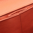 Chanel Shoulder Bag Quilted East Waist Orange Brown Caviar Leather Chain — view 6