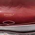 Chanel Shoulder Bag Maxi Quilted 30 Classic Large Double Flap Black Caviar — view 7