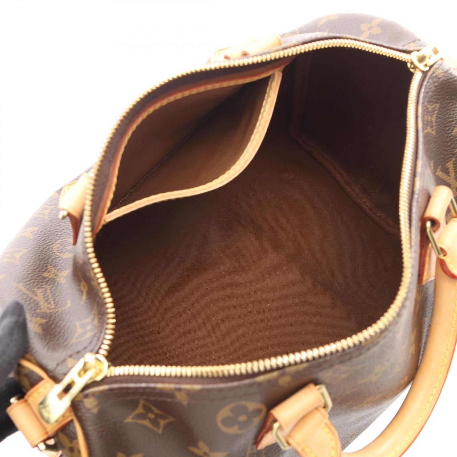 Louis Vuitton Speedy Bandouliere 30 Monogram 2-Way Canvas Leather Handbag — view 3