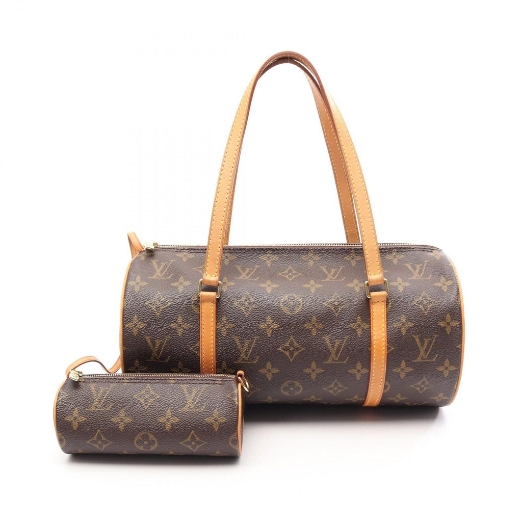 Louis Vuitton Papillon 30 Canvas Leather GM Handbag