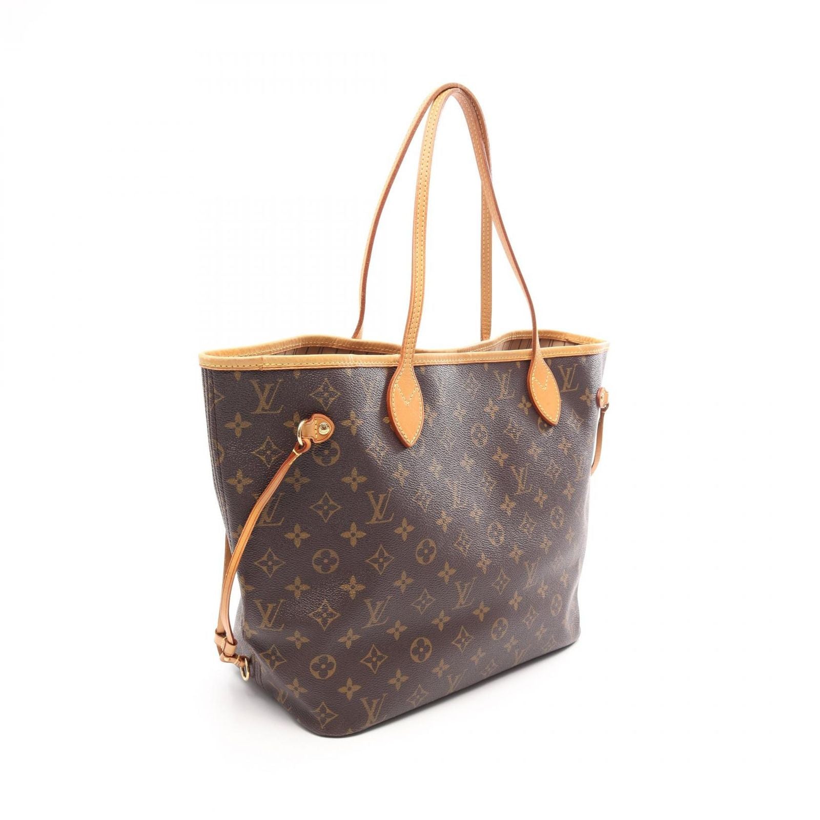 Louis Vuitton Tote Bag Neverfull MM Canvas Leather — view 2