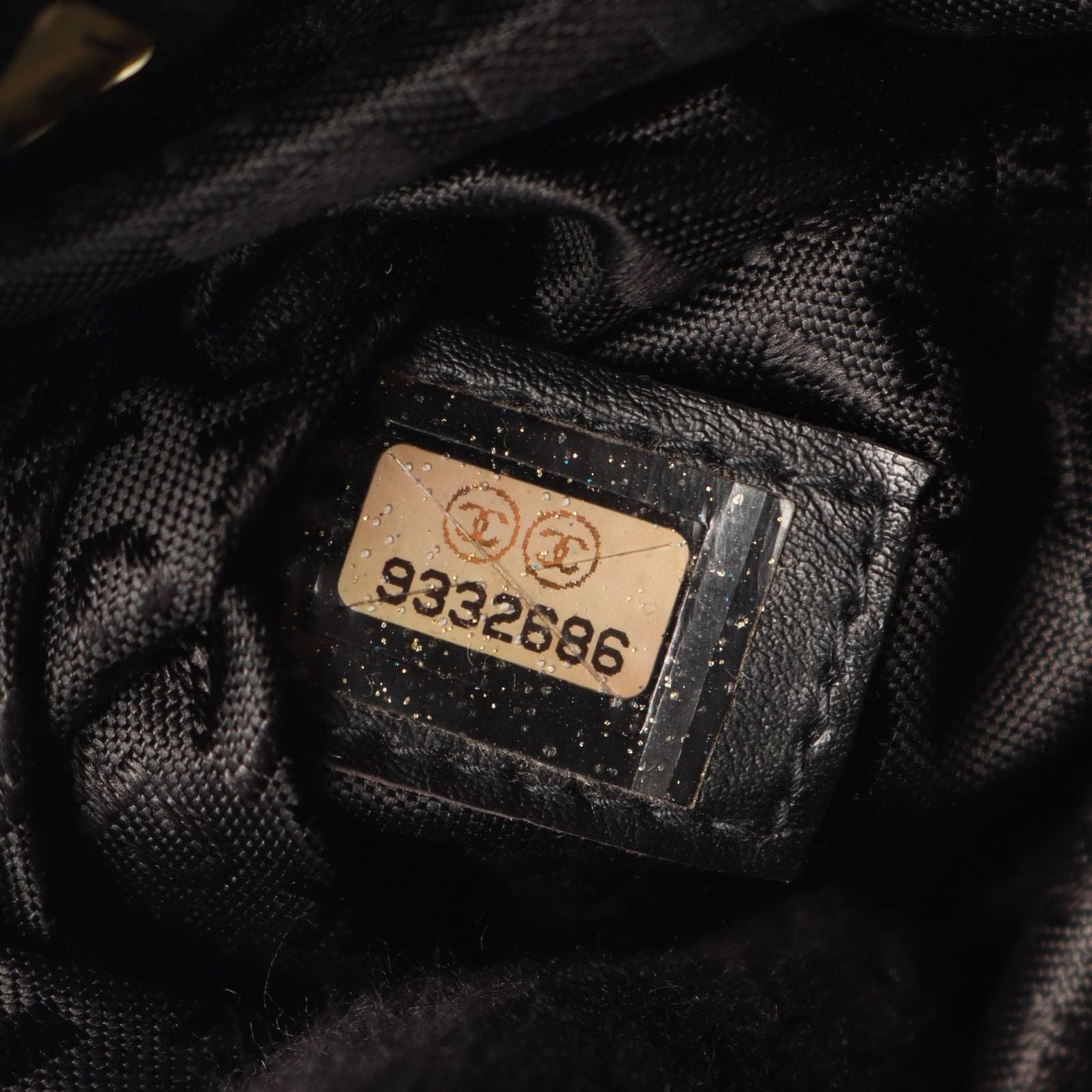 Chanel Tote Bag Choco Bar Black Caviar Leather Mini Bost — view 5