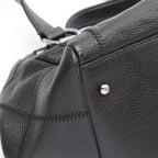 Chanel Tote Bag Choco Bar Black Caviar Leather Mini Bost — view 7