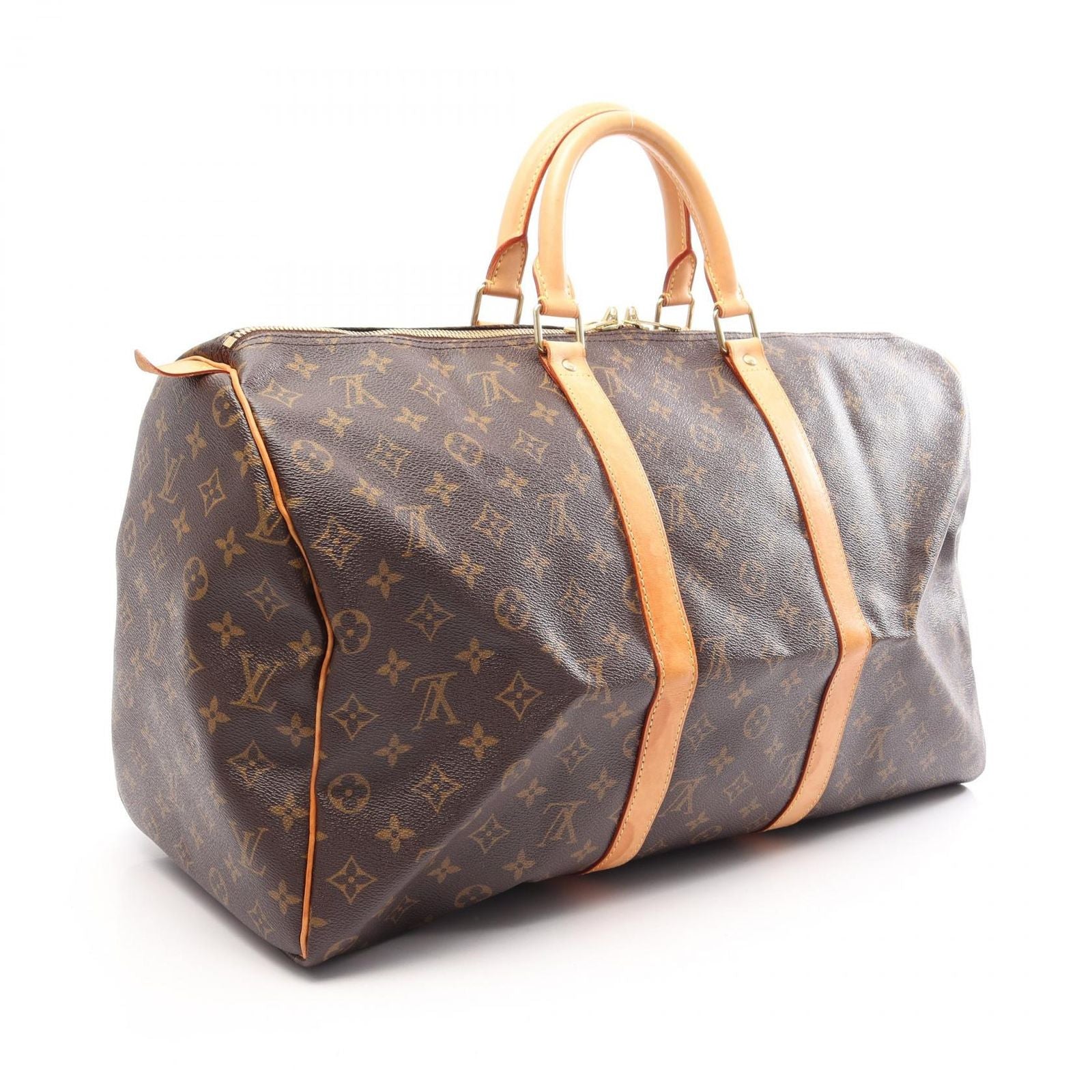 Louis Vuitton Boston Bag Keepall 50 Canvas Leather — view 2