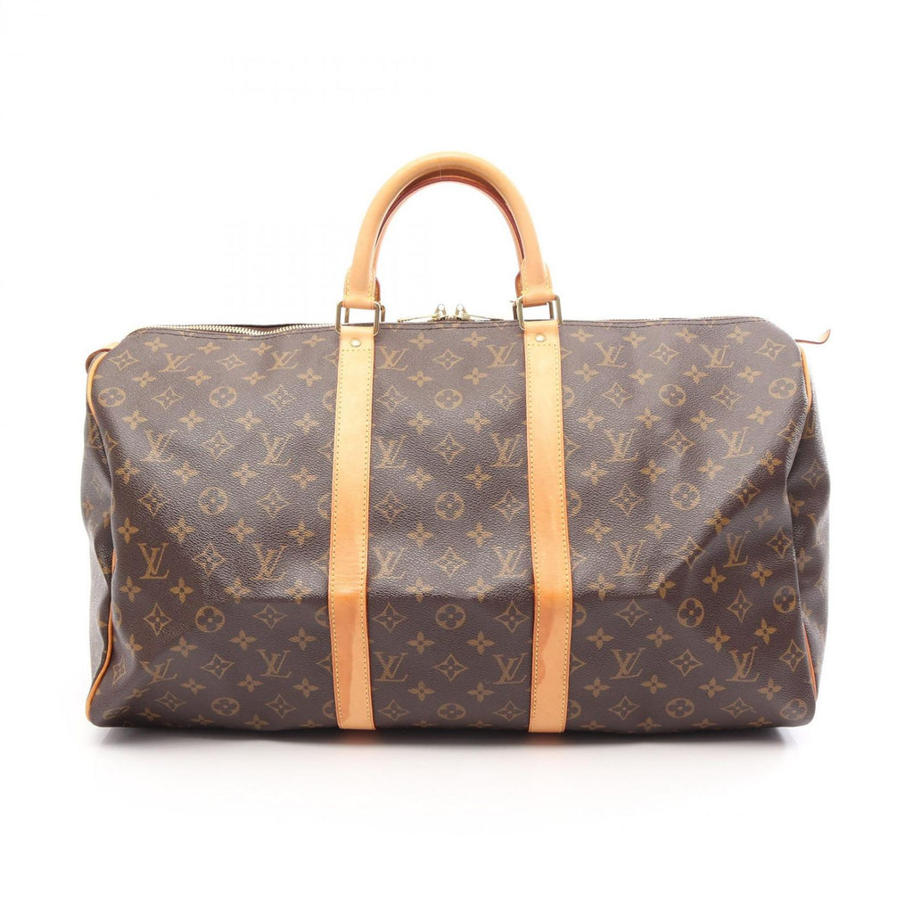 Louis Vuitton Boston Bag Keepall 50 Canvas Leather