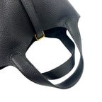 Hermes Picotin Lock PM Taurillon Clemence Leather Handle Tote Bag Black — view 4