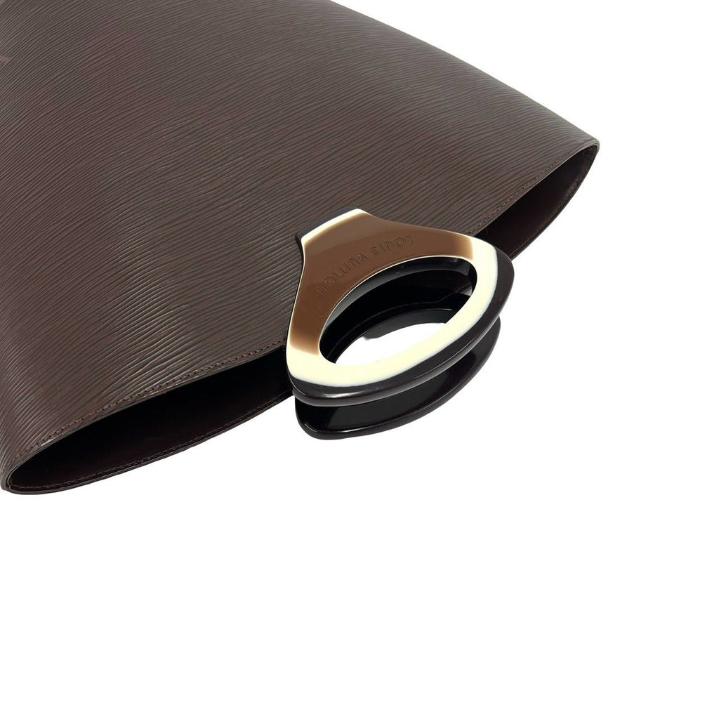 Louis Vuitton Vintage Nocturne Epi Leather Handle Tote Bag Mocha — view 4