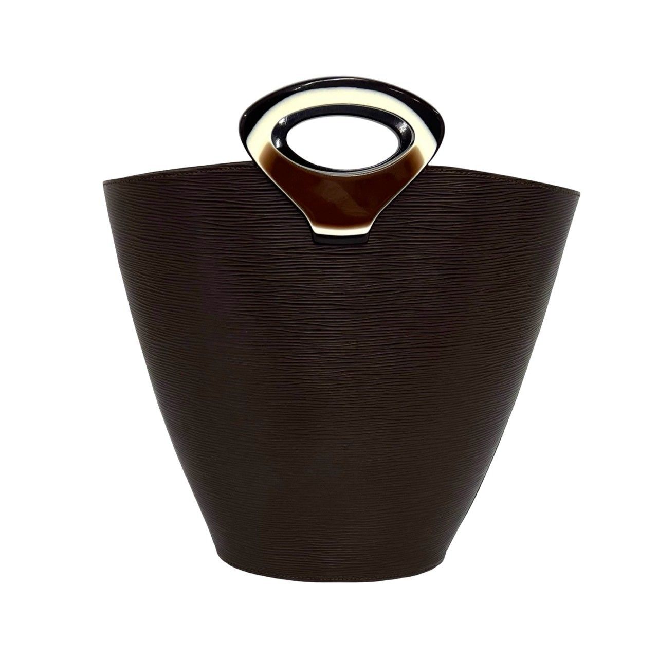Louis Vuitton Vintage Nocturne Epi Leather Handle Tote Bag Mocha — view 3