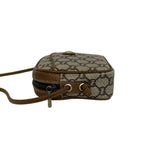 Gucci Vintage Plus Logo Leather Mini Shoulder Bag Pochette Brown — view 5