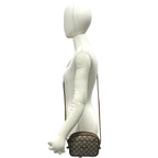 Gucci Vintage Plus Logo Leather Mini Shoulder Bag Pochette Brown — view 2