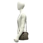 Gucci Vintage Sherry Line GG Logo Leather Shoulder Bag Crossbody Brown — view 2