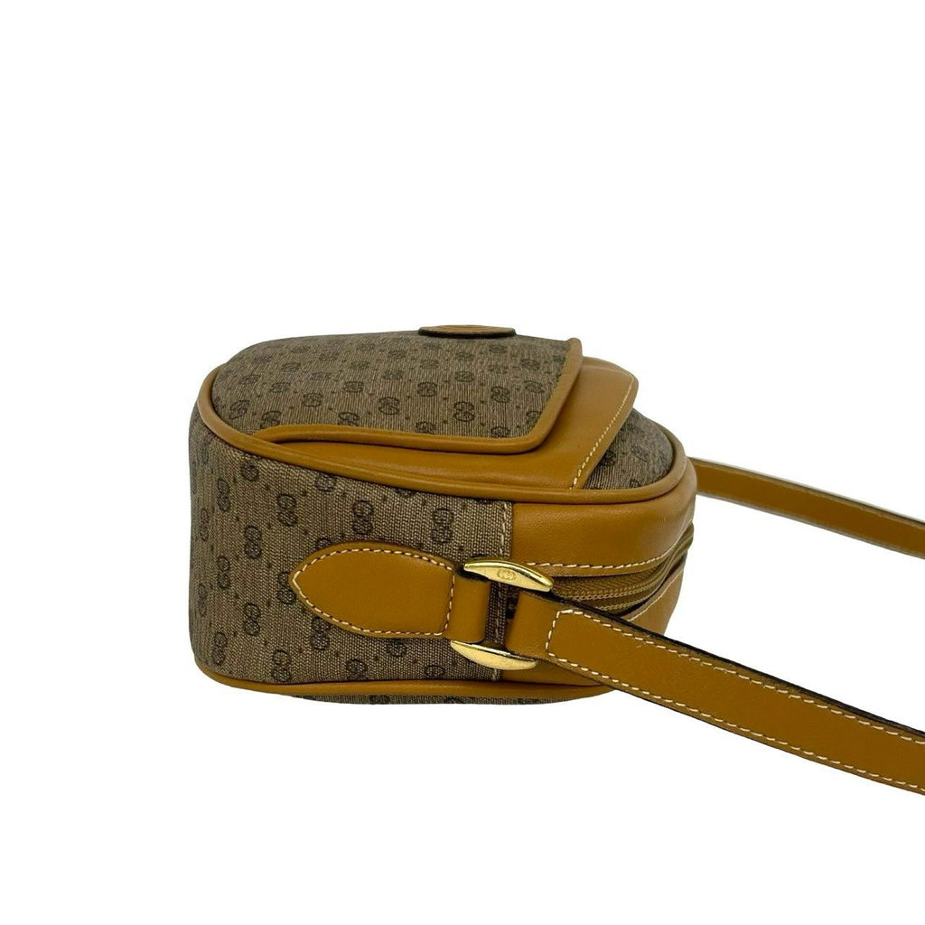 Gucci Almost Micro GG Pattern Logo Leather Mini Shoulder Bag Crossbody Pochette — view 6