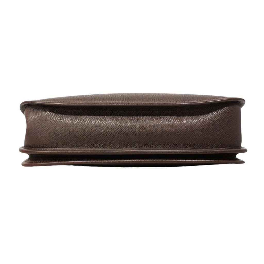 Hermes Shoulder Bag Evelyne Veau Epsom Havana Silver — view 3