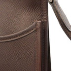 Hermes Shoulder Bag Evelyne Veau Epsom Havana Silver — view 6