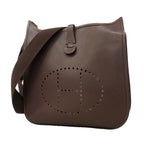 Hermes Shoulder Bag Evelyne Veau Epsom Havana Silver
