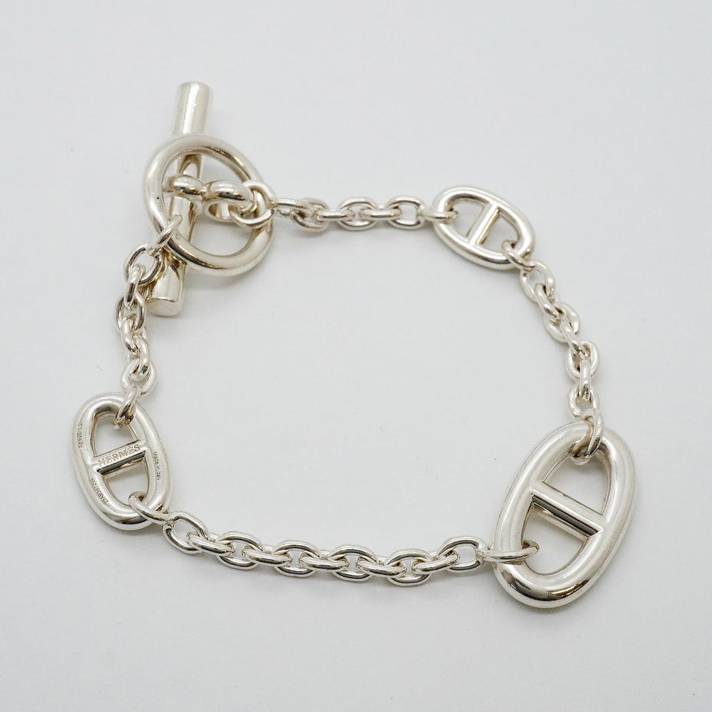 Hermes Chaine D'ancre Farandole 925 Sterling Silver Bracelet — view 2