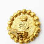 Chanel Earrings Vintage CC Logo Gold Plated — view 4